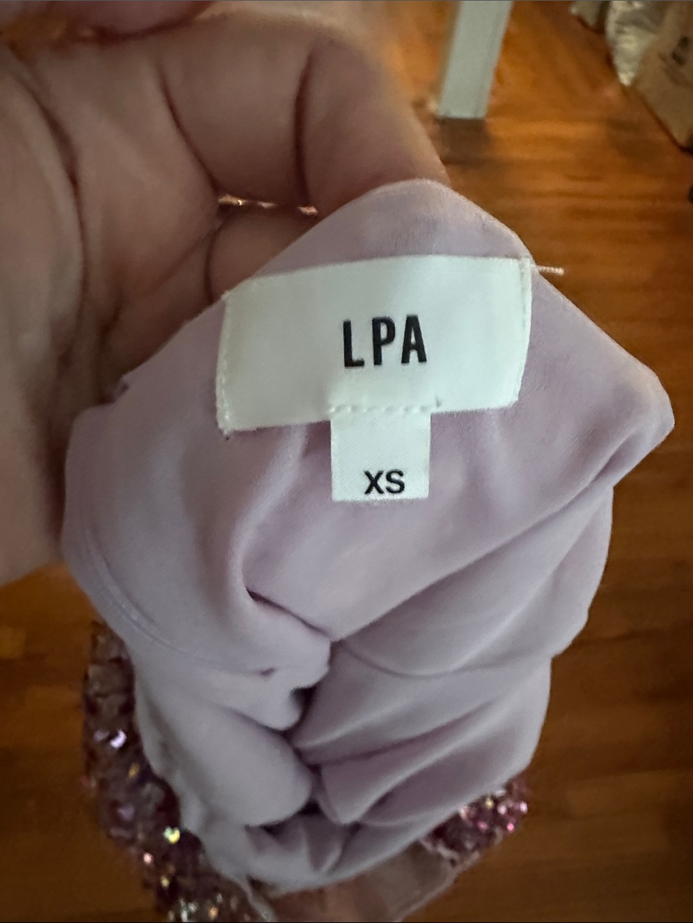 LPA  Dress in Multi-Pink Sequins xs - Picture 3 of 3
